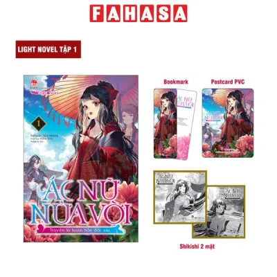 Fahasa - Sách - [Light Novel] Ác Nữ Nửa Vời - Truyền Kì Hoán Hồn Đổi Xác - Tập 1 - Tặng Kèm Bookmark + Postcard PVC + Shikishi 2 Mặt