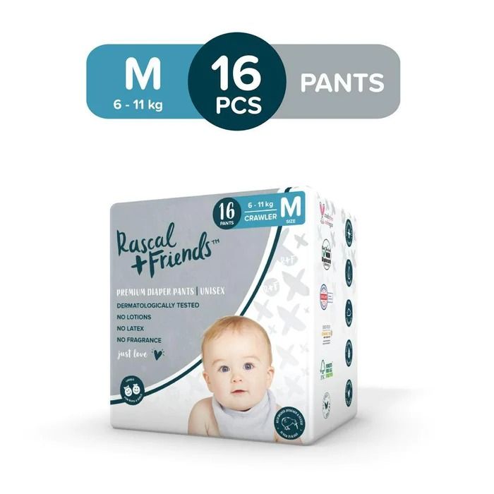 Rascal + Friends pants size M (6-11 kg), Babies & Kids, Bathing