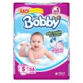 Tã dán siêu mỏng thấm Bobby size S - 56 miếng (4-7kg). 