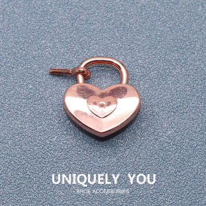 Metal jibbitz crocs charm crocs Shoe Buckle Shoe Accessories Wind Chime Rainbow Heart Chain Fashion Shoes Accessories