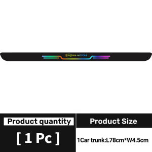 KIA Colorful Reflective Laser Car Door Sticker Protector Auto Threshold Strips Rear Trunk Anti-Scratch Sticker For KIA Sonet Sportage Sorento Rio Picanto Seltos Carens Grand Sedona