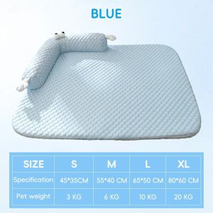 Pet Cooling Pad Pet Bed Sleeping Bed Mat for Cat Dog Bed Pet Mat Cushion for Dogs Summer Dog House