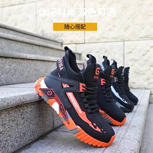 High Top Mens Boots Safety Shoes Steel Toe Work Shoes Men Anti-puncture Safety Shoes Men Women Work Safety Boots