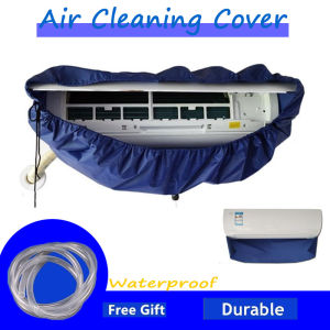 Air Conditioner Cleaning Air Conditioning Cover Waterproof Anti-Dust Sleeve Protector Bag With Water Outlet