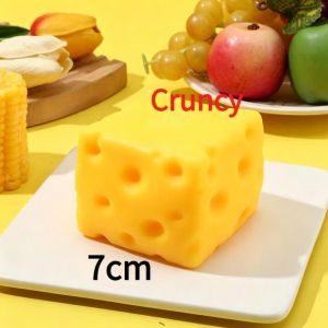 ECILY 🔥In stock🔥 Crunchy Squishy Fidget Toy ASMR Stress Relief Ball Filled With Blocks Slow Rising TPE Squeeze Toy For Anxiety Autism Kids Adults Gift