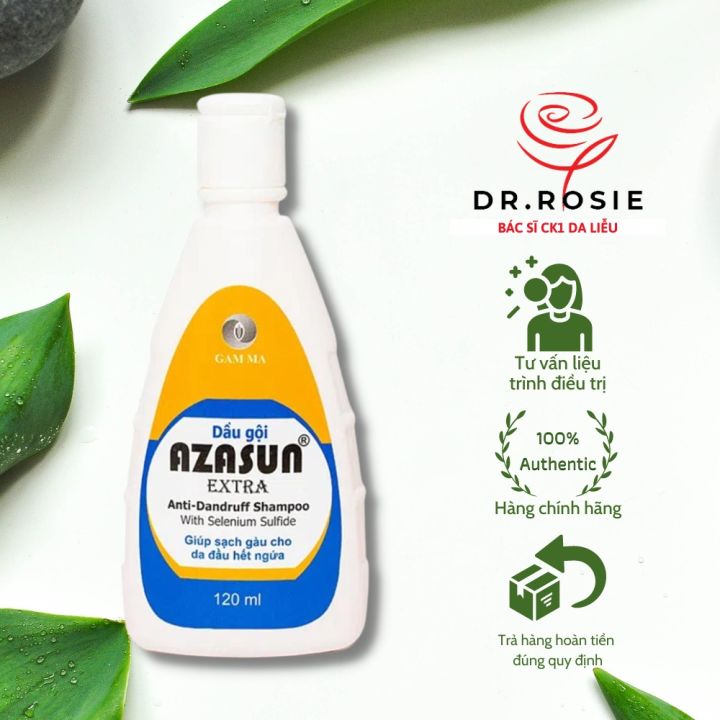 Dầu gội đầu dành cho da đầu nhiều gàu Azasun Extra 120ml- Bs Hoa ...