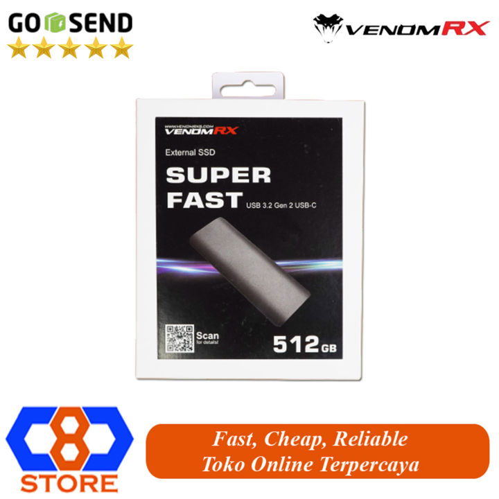 SSD EXTERNAL VENOM RX 512GB Lazada Indonesia