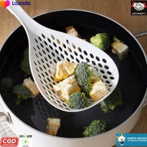 Sendok Saringan Spatula Saringan Spatula Penyaring Serbaguna