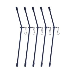 FIGHTINPC 5pcs Đầu nối tỷ lệ Giá đỡ cân bằng ống câu cá Dụng cụ cho cá ăn Nhựa Miếng đệm cho ăn chống rối Thiết bị câu cá 20cm Đầu nối cân bằng Khóa Câu cá Câu Cá ngoài khơi