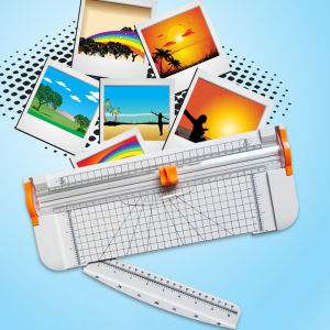 เครื่องทำลายเอกสารงานฝีมือที่ตัดกระดาษพร้อมเส้นตารางกระดาษพกพาเครื่องตัดเครื่องมือเครื่องทำลายเอกสารสำหรับป้ายราคากระดาษงานฝีมือและภาพถ่าย