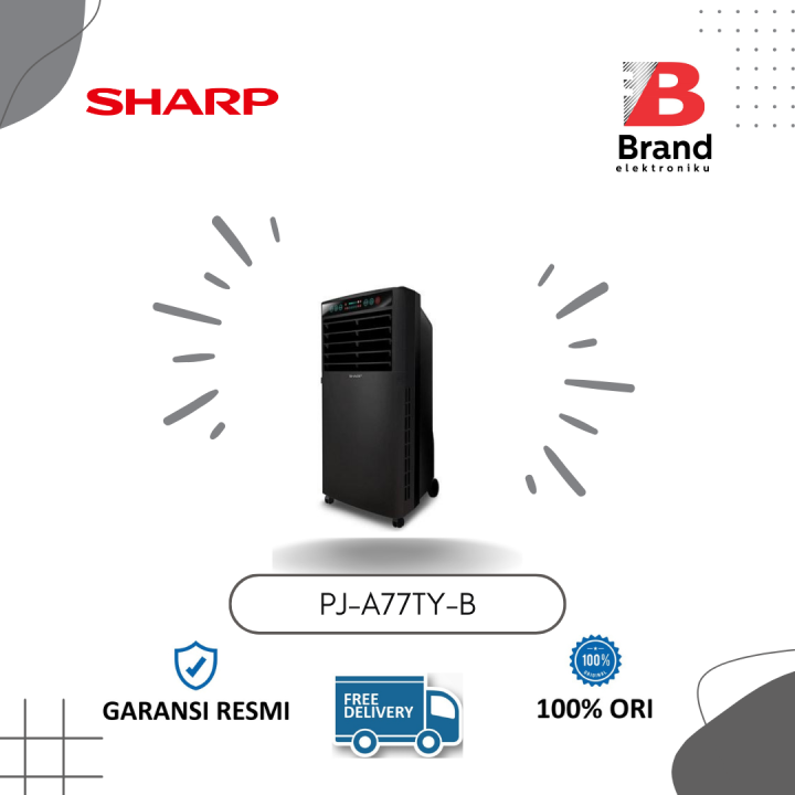 Air Cooler SHARP PJ-A77TY-B Air Cooler - Black Free Ongkir Jabodetabek ...