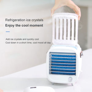 Mini air cooler old time water-cooled air conditioning fan mobile desktop small refrigeration cold fan
