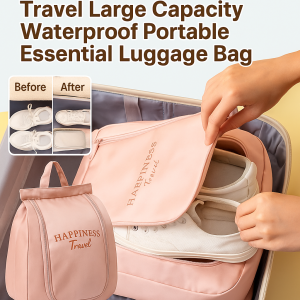 Large Capacity Storage Shoe Bag Portable Folding Shoes Storage Bag Dustproof Shoes Storage Bag Suitcase