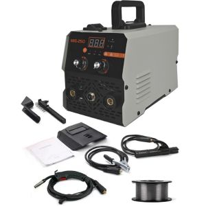 MIG Welding Machine Portable Inverter IGBT Gasless Welder MIG&MMA&TIG 250 3IN1