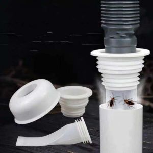 2/5 set Sewer Pipe Floor Drain Deodorant Core Plug Washing Machine Drainage Cover Odor Proof Pest Control