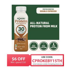 Rokeby Farms Whole Protein Milk Smoothie Double Espresso Iced Coffee