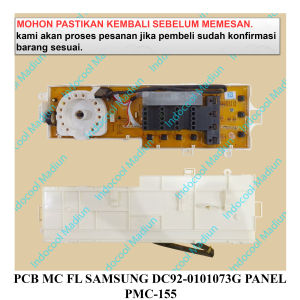 PANEL / MODUL MESIN CUCI / PCB MESIN CUCI FRONT LOADING SAMSUNG DC92-0101073G PANEL PMC-155