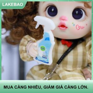 【LAKEBAO】 2 cái mini mô phỏng làm sạch đại lý mô hình 1 12 Dollhouse thu nhỏ phòng tắm nhà bếp nhà vệ sinh cảnh trang trí búp bê phụ kiện