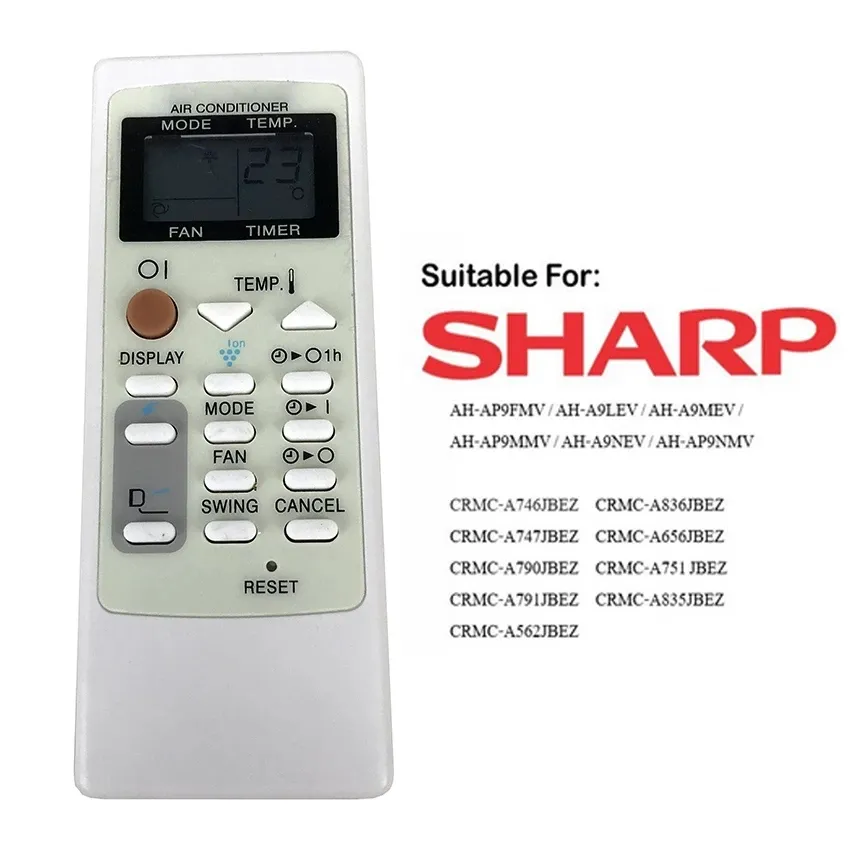 Telecomando Universale Per Condizionatore Sharp, Compatibile Con CV-2P10SC, CRMC-A589JBEZ, CRMC-A810JBEZ - Foto 3