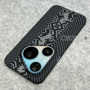 For HUAWEI Pura 90S Pro Max 5G Case Slim PC Hard Frosted Carbon fiber texture Fall protection Back Cover For Pura 90S Pro Shell