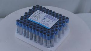 หลอดเก็บเลือดสุญญากาศสำหรับสัตว์เลี้ยง 10 มล. หลอดเก็บเลือดที่ผ่านการฆ่าเชื้อและบัฟเฟอร์ซิเตรตโซเดียม 100 ชิ้น