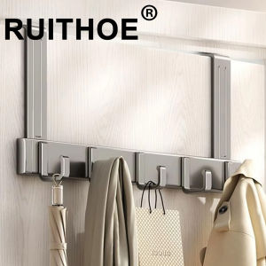 Hooks Over The Door Home Organizer Rack Clothes Coat Hat Towel Hanger Bathroom Accessories Holder Door Hang Quick Installation2026