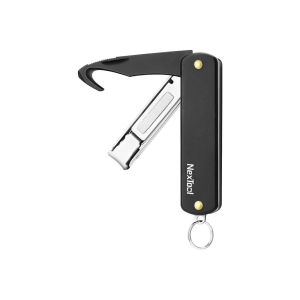 NexTool Multi Functional Nail Clipper Black Aluminium 10-year warranty