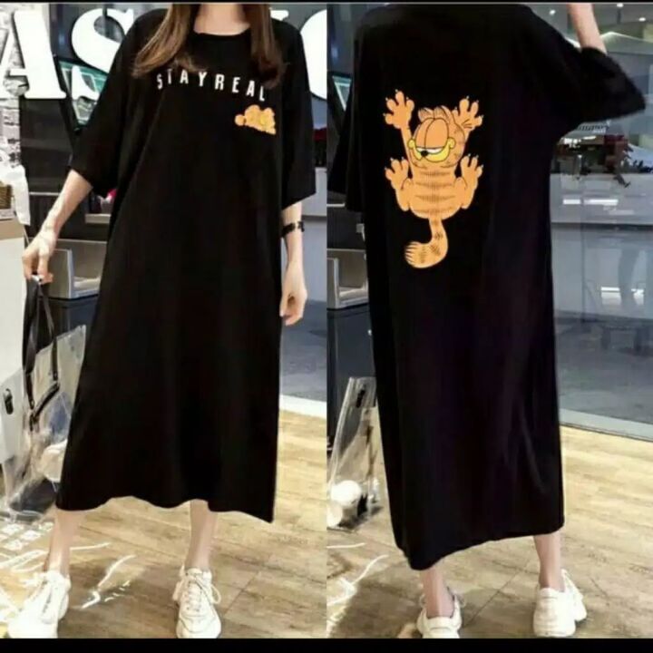 Shinta%20Happy%20Shop%20Kaos%20Karakter%20Garfiel%20Baju%20Santai%20/%20Daster%20Wanita%20Jumbo%20/%20Baju%20Tidur%20Jumbo%20-%20Image%203