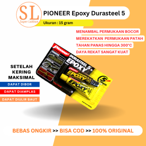 Lem Besi Super Kuat Tahan Panas 300C Epoxy Durasteel Lem Radiator Mesin / Lem Knalpot Motor Bocor / Lem Tangki Bensin Bocor / Lem Porting