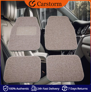 Carstorm 5 Pcs/set universal Coil Car Matting car auto floor mats floor liner Coil carpet semi deep dish Spaghetti