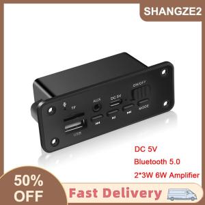 【E-WOITD】 Loa Bảng Mạch Giải Mã 2x3W Máy phát MP3 Bluetooth 5.0 mô-đun đài FM cho xe hơi