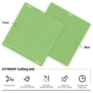 12 x 12 ft HTVRONT 1 Pack Cutting Mat Mix Cut Mat  Light Strong Grip Standard for Cri-cut Explore Air 2/Air/One/Maker Light Adhesive Sticky Quilting Mats Replacement Acces