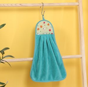 SEA AMILA ผ้าขนหนูไมโครไฟเบอรใช้ในห้องครัวสีสันสดใสสำหรับแขวนและแห้งเร็วได้ง่าย