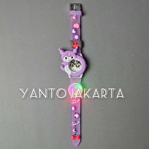 Jam tangan anak perempuan kuromi melody jarum