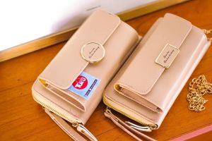 Tukutas- Selempang Wanita Slingbag 2in1 Dompet Panjang muat HP Wanita Impor