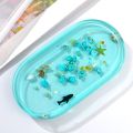Mold Resin Coaster Oval/Cetakan Resin Coaster Oval/Oval Coaster Mold/Resin Epoksi Bentuk Oval. 