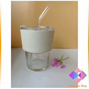 KANGBAN แก้วน้ำ แก้วกาแฟ 400ml สไตล์มินิมอล ทนความร้อนได้ดี พร้อมส่ง Coffe cup