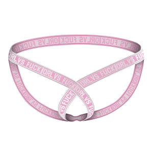 CMENIN ORLVS (1 Pieces) LOGO Polyester ชุดชั้นในชายเซ็กซี่ thongs Mens Jockstrap Ins สไตล์ Thongs และ G strings CMENIN Low waist Stripe Innerwear OR651