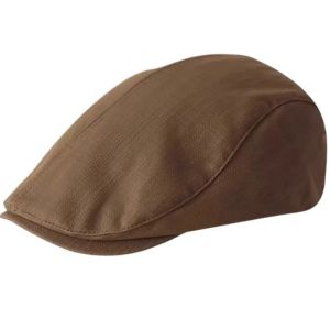 CHARRISSA Retro British Beret Cap Cotton Short Brim Women Artist Hat Idol Peaked Cap Cloth Painter Cap Ladies