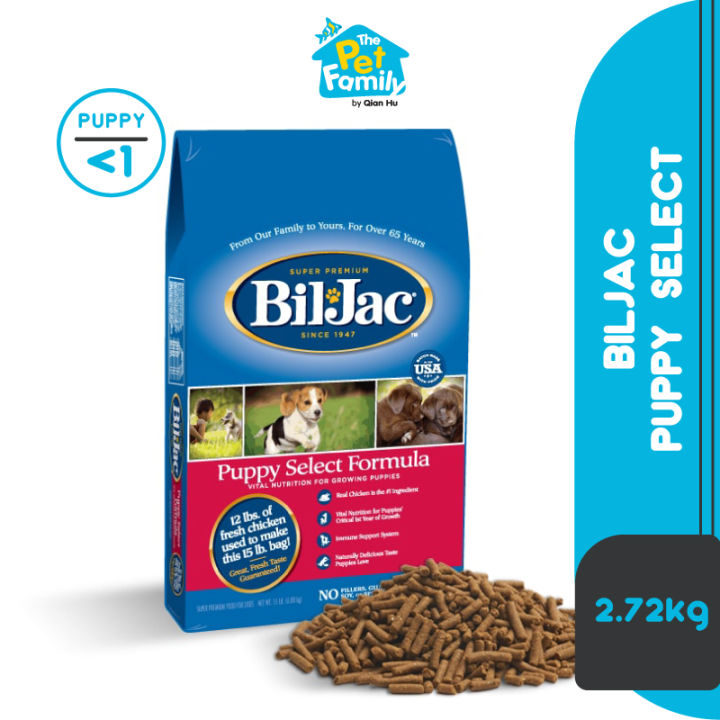 BilJac Puppy Select Formula Dog Food Puppy Growth Dog