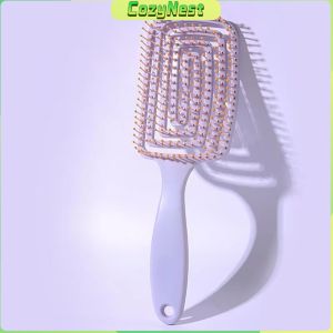 C.N. High-Quality Detangling Hair Brush with Fluffy Top Design for Styling and Scalp Massage