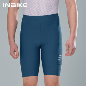 INBIKE Summer Cycling Shorts Bicycle Pants Shock-absorbing Mens Cycling Clothing Mountain Road Bike Tousers for Men With pocket