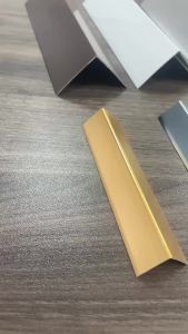 l Right-angle aluminum edge trim exterior corner trim edge banding strip tile edge trim wall corner protector strip
