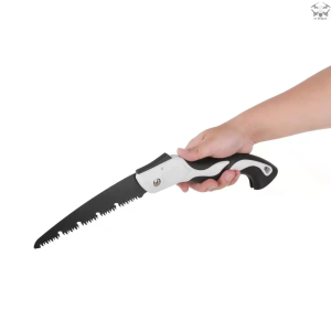 250mm Outdoor Portable Manual Folding Saw Long Blade Garden Saw Dry Wood Pruning Saw SK5 Steel U-Shaped Small Save Labour Fast Cutting Multifunctional Wood Working Saw with Hard Teeth tools