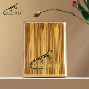 GECKO travel cajon wooden percussion box instrument cajon with adjustable strings carrying case PAD