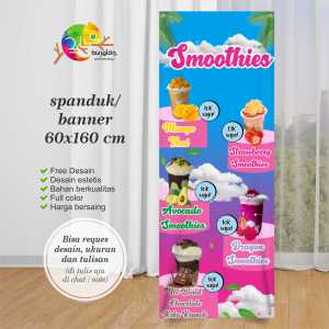 Cetak Spanduk Banner Smoothies Aneka Rasa