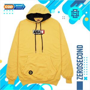 Zero.Second hoodie pria distro tebal Others Sweater Autentic Area 18 Full warna Navy Blue Catton Flecee Gramasi 280S Permium Tebal Free STIKER