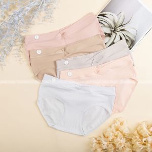 Set 5 Quần Lót Bầu Cạp Chéo Cotton Yard Mềm Nhẹ Siêu Co Dãn Mỗi Quần Lót Bầu 1 túi Zip Bella Mama
