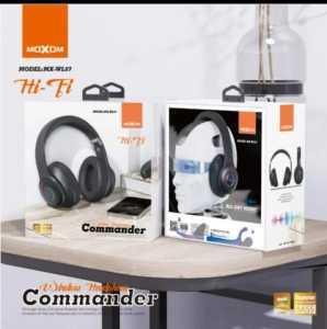 MOXOM WIRELESS HEADPHONE COMMANDER SUPERIOR STEREO SOUND BASS MX-WL57