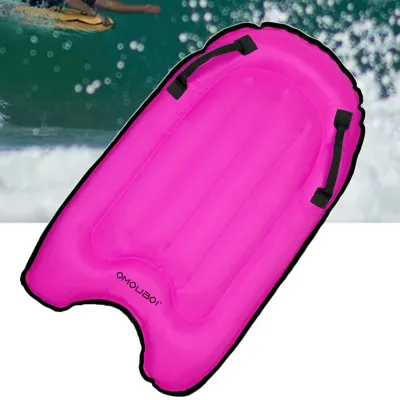 LazaraLife Inflatable Surf บอดี้บอร์ดพร้อมที่จับน้ำหนักเบาว่ายน้ำลอยกระดานโต้คลื่น Aid Matชายหาดท่องฤดูร้อนของเล่นแสนสนุกสำหรับเด็กและผู้ใหญ่